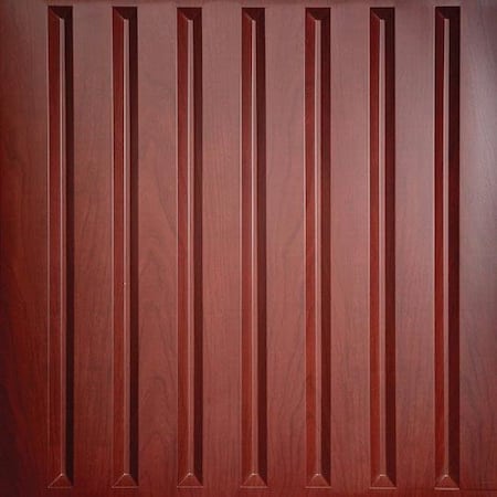 Ceilume Southland 2ft x 2ft Cherry Wood Ceiling Tile V1-STHLND-22CHY